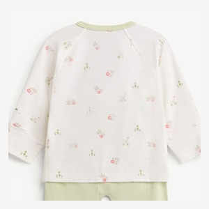 Ensemble 2 pièces pour bébé garçon, manches longues, imprimé, en modal et élasthanne, avec boutons-pression, pour nouveau-né, ODM Vietnam - Product Image 3