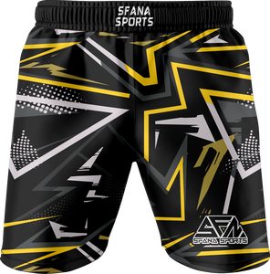 Shorts de combat personnalisés pour hommes avec tissu anti-transpiration pour les séances d'entraînement MMA, BJJ et fitness - Product Image 4