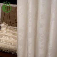 Rideaux Voilages Modernes de Luxe Boyue Style Hôtelier en Polyester Blancs à Plis en S Sur Mesure pour Salon Grandes Fenêtres Toutes Saisons