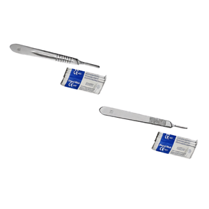 Kit de Excisión Dérmica de 26 Piezas, Instrumentos Quirúrgicos de Dermatología de Acero Inoxidable Alemán, Juego de Tijeras, Pinzas y Bisturíes T/C - Product Image 6