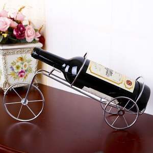 Porte-bouteille à vin en fer artistique pour la décoration de table et cadeau pour les amateurs de vin - Product Image 2