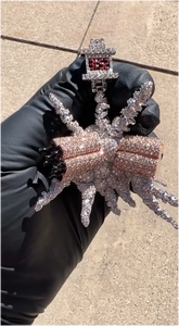 Colgante Bomb de Plata de Ley, Colgante Hip-hop Personalizado con Diamante Moissanita VVS, Colgante de Moissanita Personalizado - Product Image 2