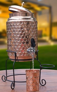 Tradition Choice Copper Water Dispenser Cultural Design Copper Water Dispenser Solid Color Use Copper Water Dispenser - Product Image 6