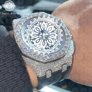 Montre de luxe pour homme Charm Jewells, boîtier en acier inoxydable 40 mm, cadran analogique, mouvement mécanique, bracelet en acier inoxydable, chronographe 10 - Product Image 4