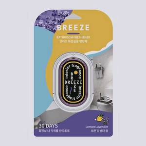 Ambientador en Gel BREEZE con Aroma a Limón y Lavanda para Baño, Control de Olores para Inodoro - Product Image 1