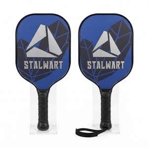 Raquette de pickleball Stalwart écologique, durable, imperméable et légère, forme standard, noyau en nid d'abeille de 13,4 mm, 40 trous, sans bordure - Product Image 3