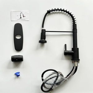 ก๊อกน้ำอุตสาหกรรมแบบ 1 หัว 1 รู 3 รู สำหรับบ้านไร่ รถบ้าน ห้องครัว พร้อมหัวฉีดแบบดึงออกได้ สำหรับซักผ้า ห้องซักรีด รถบ้านเคลื่อนที่ รุ่น Wet B - Product Image 5