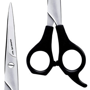 Ensemble de ciseaux de barbier professionnels Pro Series, lot de 2, 6 pouces, manche noir, acier inoxydable, ciseaux de coupe de cheveux de salon, repose-doigts - Product Image 4