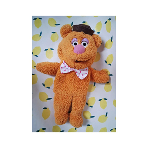 <b>Plush</b> Puppet With Black Hair And Green Outfit Soft Stuffed Animal Toy For Kids Age 2 To 4 Years Girls - Product Image 6