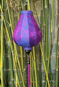 Linternas de seda con marco de bambú premium de Vietnam, linternas de seda decorativas hechas a mano para decoración del hogar - Product Image 3