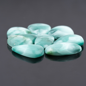 หินเฮมมิมอร์ไฟต์อาเกตสีน้ำเงินธรรมชาติ ขายส่งแบบคาโบชอง สำหรับทำเครื่องประดับ สั่งทำได้ คุณภาพสูง แนะนำเป็นอย่างยิ่ง ขนาด 10-30 มม. - Product Image 3