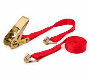 Logistics <b>Cargo</b> Securement Heavy Duty Ratchet Tie Down Strap Polyester 25mm 800kg Hook OEM Factory Direct Supply Service - Product Image 6
