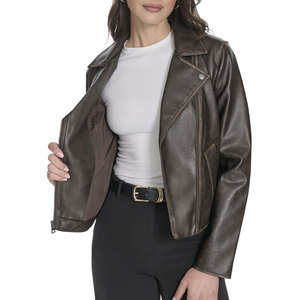 Vestes en cuir pour femmes très vendues, vestes en cuir décontractées pour femmes les plus vendues, nouvelles vestes en cuir élégantes pour l'hiver - Product Image 4
