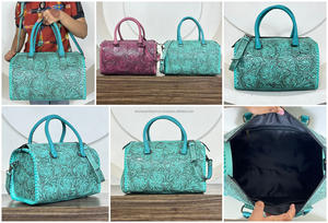 Bolsas de Viaje de Cuero Hechas a Mano, Personalizadas, Tamaño Grande 2026, Unisex, de Cuero Vacuno Genuino, para Fin de Semana, Deporte y Ropa - Product Image 3