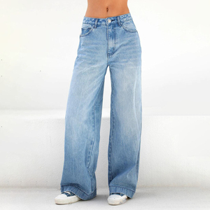 Jeans de Boutique de Moda Femenina Premium, Pantalones de Mezclilla Elástica de Alta Calidad, Diseño Personalizado, Venta al Por Mayor - Product Image 1