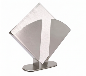 Porta Servilletas de Metal Pulido a Mano, Elegante Caja para Servilletas para el Hogar y la Cocina, Perfecta para Bodas y Eventos - Product Image 1