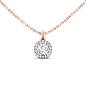 Collar de Plata de Ley S925 con Colgante Rectangular de Diamante Cultivado en Laboratorio, Elegante, Moderno y Minimalista, Regalo de Joyería para Mujer - Product Image 3