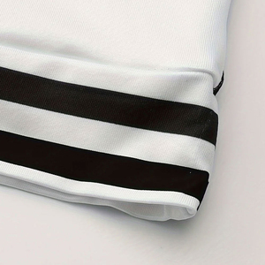 Vêtements de sport d'extérieur respirants pour hommes, 100% polyester, hauts à épaules dénudées de haute qualité, jupes courtes, uniformes de cheerleading, vente chaude - Product Image 5