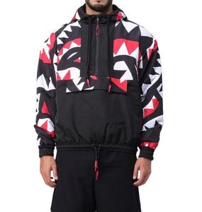 Chaqueta ligera de sublimación a prueba de viento con capucha personalizada, chaqueta cortavientos de talla grande, chaqueta de sublimación deportiva - Product Image 3