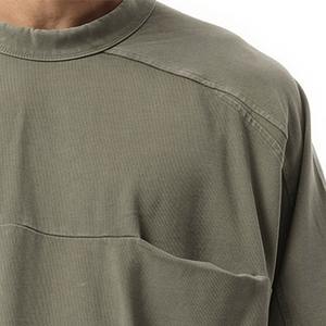 Nueva Camiseta Casual de Estilo Desgastado con Estampado de Letras Grandes, Corte Holgado, 100% Algodón, 200g, Jersey de Algodón para Hombre - Product Image 4