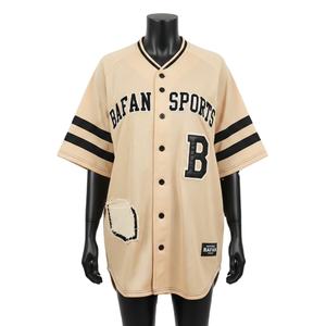 Camiseta de Béisbol para Mujer, Transpirable, de Malla de Poliéster, Negra, con Paneles de Manga Raglán, Bordado Personalizado - Product Image 1