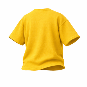 เสื้อยืดโอเวอร์ไซส์ทรงวาฟเฟิลทันสมัยสำหรับผู้ชาย สกรีนโลโก้ได้ ไหล่ตก ผ้าคอตตอนเนื้อสัมผัสพิเศษ สไตล์สตรีทแวร์ลำลอง เสื้อยืดเปล่าสำหรับผู้ชาย - Product Image 3