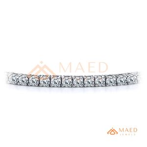 925 Silver Round Brilliant Cut Moissanite Tennis <b>Bracelet</b> For Women Fashion Jewelry Wedding Gift Luxury Style - Product Image 6