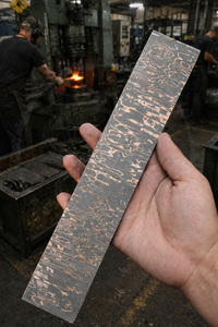 Barras de Cobre de Acero de Damasco al por Mayor, Último Diseño, Láminas en Blanco para Fabricación de Cuchillos, Escamas de Cobre para Fabricantes de Cuchillos - Product Image 3