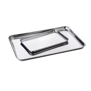 ถาดอาหารอเนกประสงค์สแตนเลส จานเสิร์ฟโลหะสำหรับบริการบุฟเฟ่ต์ในครัว - Product Image 6