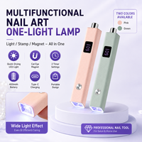 Lampe UV de photothérapie pour ongles Yaqin Mrnail, à piles, petite, portable, à induction automatique, mini, portative