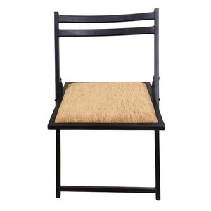 Chaise pliante avec coussin (lot de 1) – Chaise rembourrée portable et confortable |   Chaise au design compact et peu encombrant pour la maison | - Product Image 1