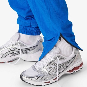 Conjunto Deportivo para Hombre, Chaqueta Cortavientos Azul con Cierre Completo y Pantalones Jogger, Ropa Deportiva Transpirable de Punto, Estilo Urbano - Product Image 4