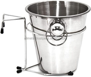 Silla de playa Enfriador de champán de acero inoxidable con soporte para fiestas interiores al aire libre o cualquier tipo de ocasión Personalización - Product Image 3