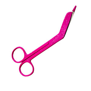 Ciseaux de coupe pour bandages traumatiques couleur personnalisée 5,5 pouces, autoclavables, pour bandages Lister, manuels, en acier inoxydable allemand MOL, certifiés CE - Product Image 2