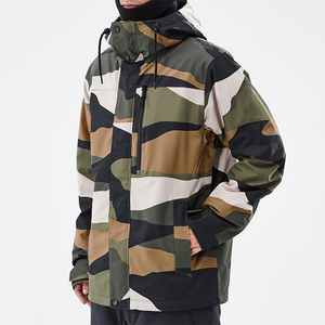 Chaqueta de Esquí Acolchada para Hombre, Impermeable, Transpirable, Ecológica, Cortavientos, con Cierre, para Snowboard - Product Image 3