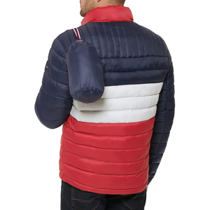 Men's Casual Long Stand Collar Puffer <b>Jacket</b> Autumn Embroidered Polar <b>Fleece</b> Full Zip Soft Polyester Fabric <b>Thick</b> Outdoor - Product Image 3