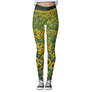 ชุดออกกำลังกายลดราคา ดีไซน์ใหม่ กางเกงเลกกิ้งสีตามสั่งแบบซับลิเมชั่น และกางเกงโยคะพิมพ์ลายซับลิเมชั่นสำหรับผู้หญิง - Product Image 1