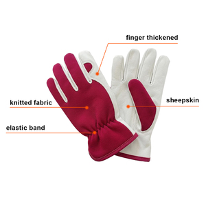 Gants de travail en cuir de vachette de haute qualité, extra-larges et résistants, pour les conducteurs, la conduite de camions, l'entrepôt, le jardinage, l'agriculture - Product Image 2