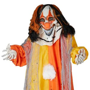 8.2ft Red-Eyed Clown Outdoor Halloween Decoration Premium Quality for Festive Decorations - Product Image 1