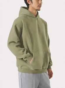ONETEN APPARELS <b>Men's</b> Color Block Anti-Wrinkle Winter <b>Hoodie</b> Plus Size Cotton French Terry Pullover Sweatshirt - Product Image 3