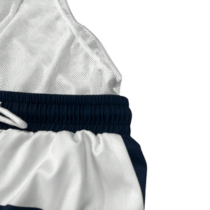 Short de bain décontracté pour homme en tissu Oxford 100 % polyester, infroissable, respirant, séchage rapide, taille élastique, doublure en maille, léger - Product Image 4