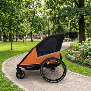 TC-2024S Poussette-Remorque Bébé 3 en 1 avec Suspension Indépendante et Conception Légère pour les Aventures en Plein Air - Product Image 2
