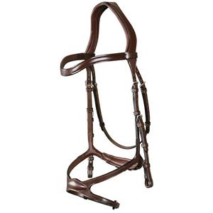 Alta calidad X-Fit Anatomic Western Snaffle Halter Hebillas de doma de cuero genuino Producto de equitación duradero - Product Image 2