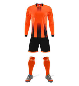 Maillot de football personnalisé pour homme, 100 % polyester respirant, col rond, manches courtes, uniforme de football d'été, impression numérique rapide - Product Image 6