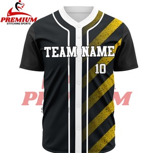 Maillot de baseball personnalisé par sublimation, tissu léger et doux, coupe confortable, respirant, maillot de baseball de haute qualité - Product Image 3