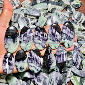 Pierre précieuse Kammererite de haute qualité, cabochon, pierre Kammererite faite à la main, polie et lisse, pour la création de bijoux - Product Image 3