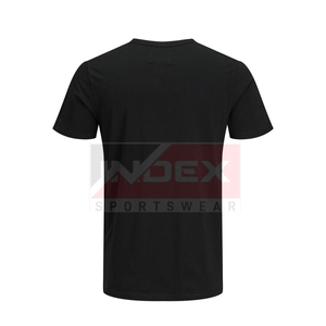 Camiseta de Manga Corta para Hombre INDEX, Color Verde Oliva, Cuello Redondo, Informal, de Algodón Jersey, Color Sólido, Ribete en Contraste, Corte Regular - Product Image 6