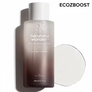 [Haruharu Wonder] Tónico de Lujo Vegano con Ácido Hialurónico y Arroz Negro 150mL - Cosméticos Coreanos para Todo Tipo de Piel - Product Image 3