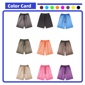 Shorts personnalisés 100 % coton avec cordon de serrage, respirants, style urbain, fabrication OEM/ODM, tissu doux de qualité supérieure, marque privée - Product Image 3