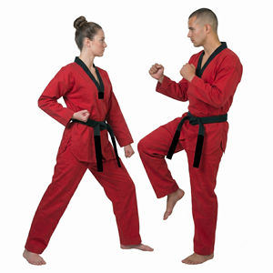 Uniforme de Taekwondo Unisex Premium, Uniforme de Artes Marciales con Cuello en V, Traje de Entrenamiento de Taekwondo para Boxeo - Product Image 3